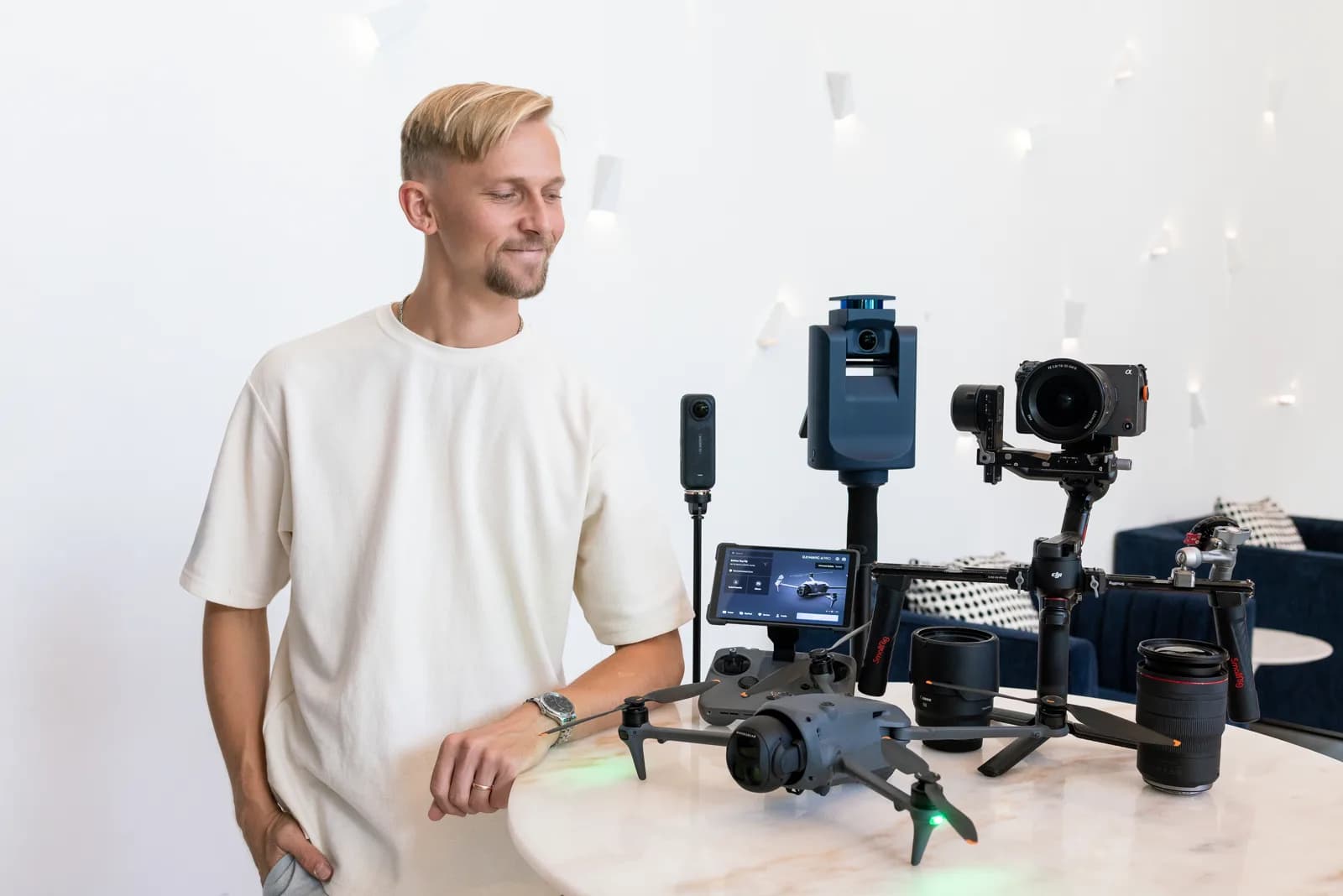 TNT equipment for property photography, video and 3D tours
