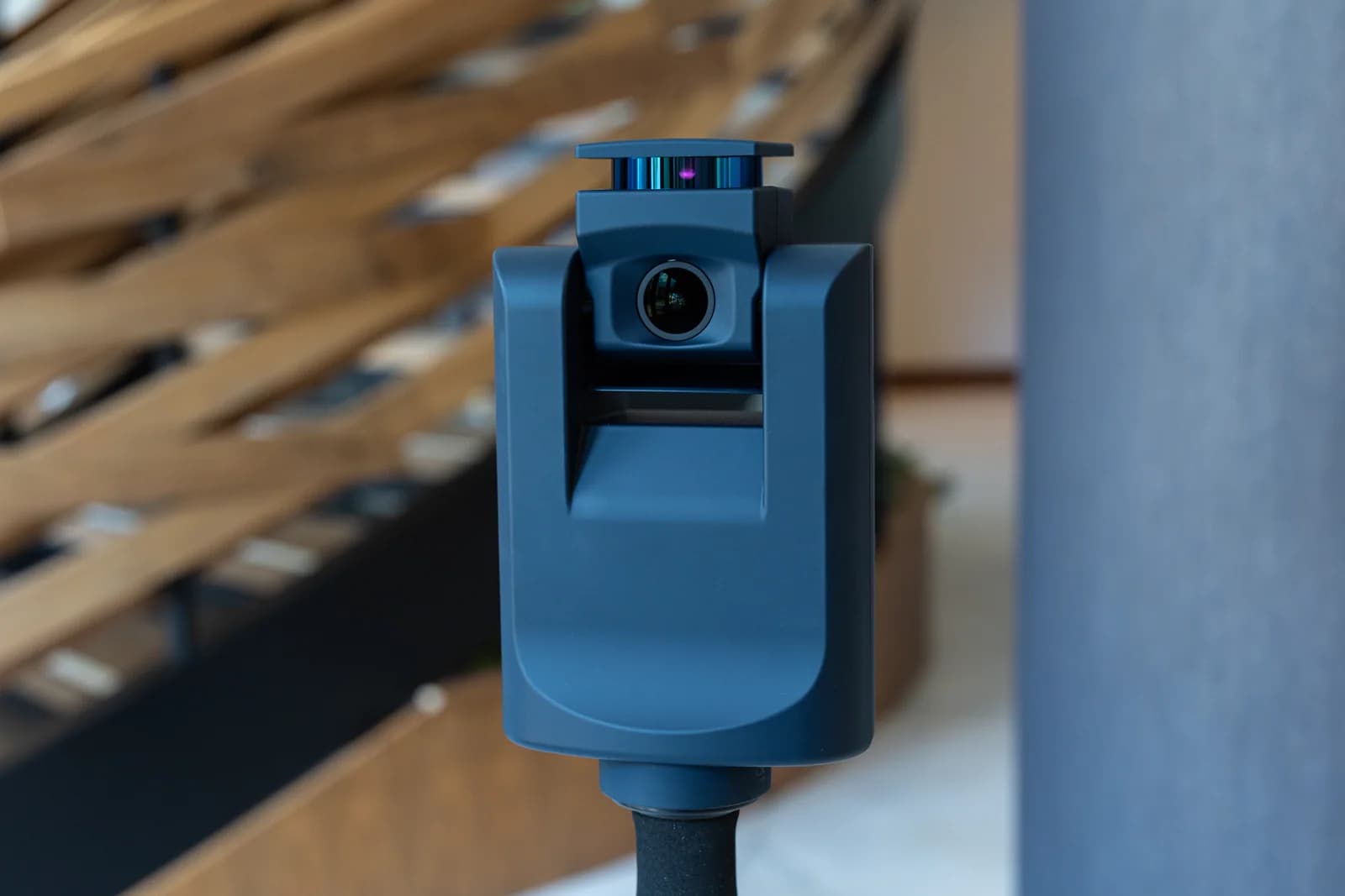 Close-up of TNT's 3D property scanner